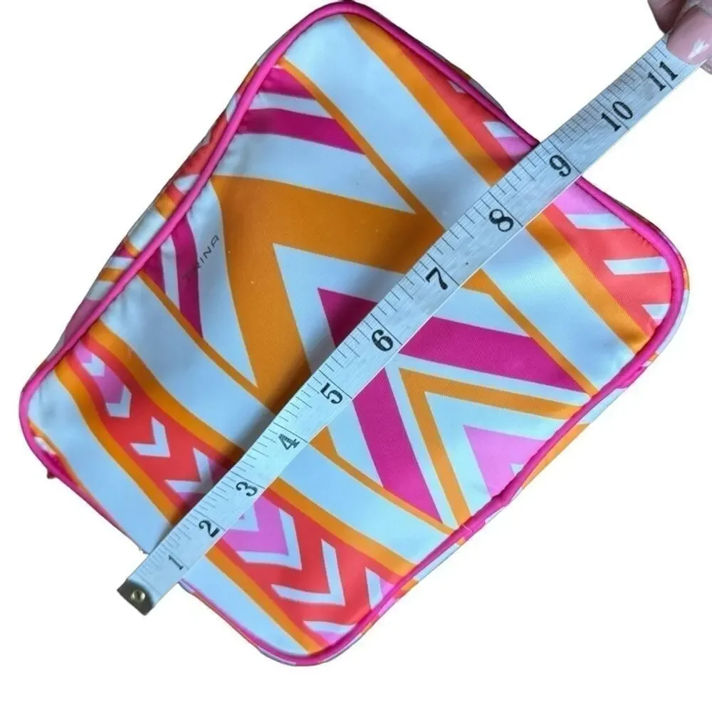 Trina Zippered Makeup Cosmetic Travel Case